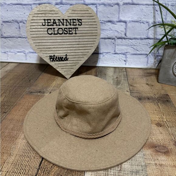 ASN THE HARPER Women’s Cowboy Style Floppy Hat Tan OSFM New With Tags packable main image 10